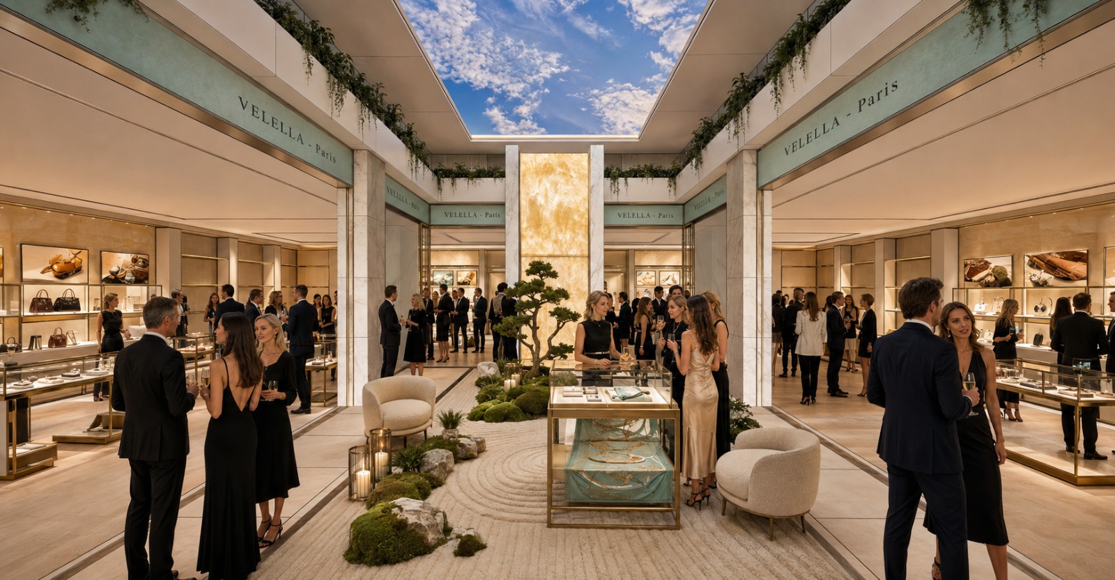 Hosted private brand experience